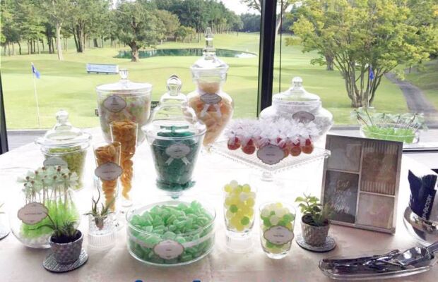 由株式会社sweetfactoryJapan赞助的自助糖果吧台