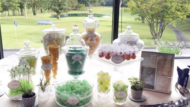 由株式会社sweetfactoryJapan赞助的自助糖果吧台